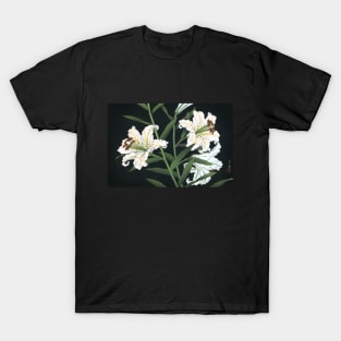 Golden Banded Lily by Kawase Hasui T-Shirt